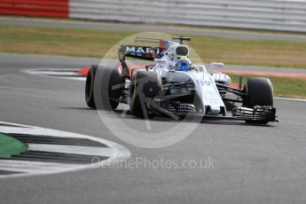 World © Octane Photographic Ltd. Formula 1 - British Grand Prix - Friday - Practice 1. Felipe Massa - Williams Martini Racing FW40. Silverstone, UK. Friday 14th July 2017. Digital Ref: 1882LB1D7946