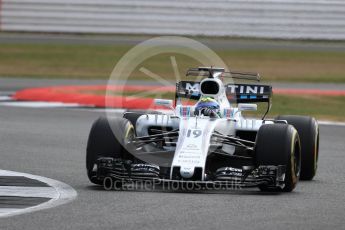 World © Octane Photographic Ltd. Formula 1 - British Grand Prix - Friday - Practice 1. Felipe Massa - Williams Martini Racing FW40. Silverstone, UK. Friday 14th July 2017. Digital Ref: 1882LB1D8026