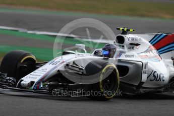 World © Octane Photographic Ltd. Formula 1 - British Grand Prix - Friday - Practice 1. Lance Stroll - Williams Martini Racing FW40. Silverstone, UK. Friday 14th July 2017. Digital Ref: 1882LB1D8050