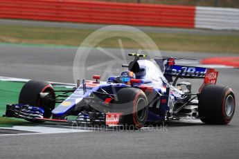World © Octane Photographic Ltd. Formula 1 - British Grand Prix - Friday - Practice 1. Carlos Sainz - Scuderia Toro Rosso STR12. Silverstone, UK. Friday 14th July 2017. Digital Ref: 1882LB1D8174