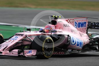 World © Octane Photographic Ltd. Formula 1 - British Grand Prix - Friday - Practice 1. Esteban Ocon - Sahara Force India VJM10. Silverstone, UK. Friday 14th July 2017. Digital Ref: 1882LB1D8221