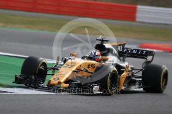 World © Octane Photographic Ltd. Formula 1 - British Grand Prix - Friday - Practice 1. Nico Hulkenberg - Renault Sport F1 Team R.S.17. Silverstone, UK. Friday 14th July 2017. Digital Ref: 1882LB1D8262