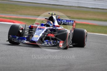 World © Octane Photographic Ltd. Formula 1 - British Grand Prix - Friday - Practice 1. Carlos Sainz - Scuderia Toro Rosso STR12. Silverstone, UK. Friday 14th July 2017. Digital Ref: 1882LB1D8268