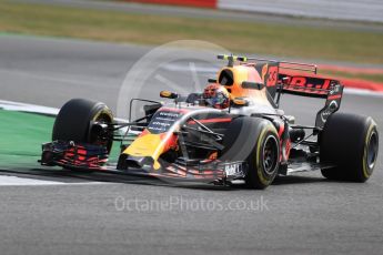 World © Octane Photographic Ltd. Formula 1 - British Grand Prix - Friday - Practice 1. Max Verstappen - Red Bull Racing RB13. Silverstone, UK. Friday 14th July 2017. Digital Ref: 1882LB1D8289