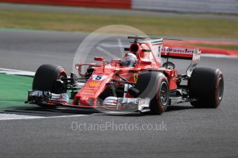 World © Octane Photographic Ltd. Formula 1 - British Grand Prix - Friday - Practice 1. Sebastian Vettel - Scuderia Ferrari SF70H. Silverstone, UK. Friday 14th July 2017. Digital Ref: 1882LB1D8352