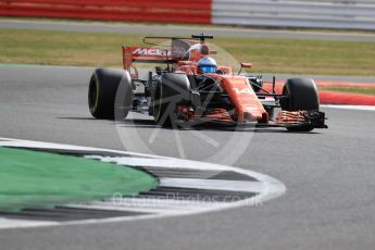 World © Octane Photographic Ltd. Formula 1 - British Grand Prix - Friday - Practice 1. Fernando Alonso - McLaren Honda MCL32. Silverstone, UK. Friday 14th July 2017. Digital Ref: 1882LB1D8366