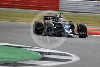 World © Octane Photographic Ltd. Formula 1 - British Grand Prix. Antonio Giovinazzi - Haas F1 Team VF-17 Reserve Driver. Silverstone, UK. Friday 14th July 2017. Digital Ref: 1882LB1D8374