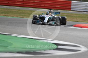 World © Octane Photographic Ltd. Formula 1 - British Grand Prix - Friday - Practice 1. Lewis Hamilton - Mercedes AMG Petronas F1 W08 EQ Energy+. Silverstone, UK. Friday 14th July 2017. Digital Ref: 1882LB1D8386