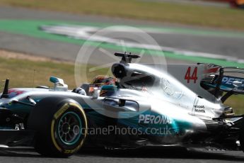 World © Octane Photographic Ltd. Formula 1 - British Grand Prix - Friday - Practice 1. Lewis Hamilton - Mercedes AMG Petronas F1 W08 EQ Energy+. Silverstone, UK. Friday 14th July 2017. Digital Ref: 1882LB1D8404