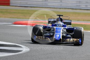 World © Octane Photographic Ltd. Formula 1 - British Grand Prix - Friday - Practice 1. Marcus Ericsson – Sauber F1 Team C36. Silverstone, UK. Friday 14th July 2017. Digital Ref: 1882LB1D8423