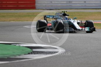 World © Octane Photographic Ltd. Formula 1 - British Grand Prix - Friday - Practice 1. Valtteri Bottas - Mercedes AMG Petronas F1 W08 EQ Energy+. Silverstone, UK. Friday 14th July 2017. Digital Ref: 1882LB1D8532