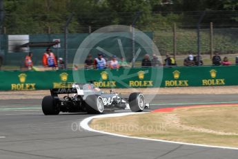 World © Octane Photographic Ltd. Formula 1 - British Grand Prix - Friday - Practice 1. Romain Grosjean - Haas F1 Team VF-17. Silverstone, UK. Friday 14th July 2017. Digital Ref: 1882LB1D8577