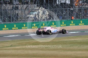 World © Octane Photographic Ltd. Formula 1 - British Grand Prix - Friday - Practice 1. Esteban Ocon - Sahara Force India VJM10. Silverstone, UK. Friday 14th July 2017. Digital Ref: 1882LB1D8661