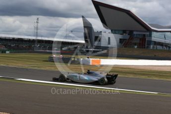 World © Octane Photographic Ltd. Formula 1 - British Grand Prix - Friday - Practice 1. Lewis Hamilton - Mercedes AMG Petronas F1 W08 EQ Energy+. Silverstone, UK. Friday 14th July 2017. Digital Ref: 1882LB2D7317