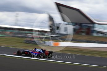 World © Octane Photographic Ltd. Formula 1 - British Grand Prix - Friday - Practice 1. Daniil Kvyat - Scuderia Toro Rosso STR12. Silverstone, UK. Friday 14th July 2017. Digital Ref: 1882LB2D7323
