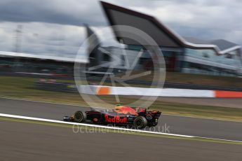 World © Octane Photographic Ltd. Formula 1 - British Grand Prix - Friday - Practice 1. Max Verstappen - Red Bull Racing RB13. Silverstone, UK. Friday 14th July 2017. Digital Ref: 1882LB2D7348