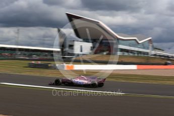 World © Octane Photographic Ltd. Formula 1 - British Grand Prix - Friday - Practice 1. Esteban Ocon - Sahara Force India VJM10. Silverstone, UK. Friday 14th July 2017. Digital Ref: 1882LB2D7391