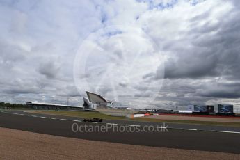 World © Octane Photographic Ltd. Formula 1 - British Grand Prix - Friday - Practice 1. Nico Hulkenberg - Renault Sport F1 Team R.S.17. Silverstone, UK. Friday 14th July 2017. Digital Ref: 1882LB2D7479