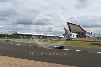 World © Octane Photographic Ltd. Formula 1 - British Grand Prix - Friday - Practice 1. Lewis Hamilton - Mercedes AMG Petronas F1 W08 EQ Energy+. Silverstone, UK. Friday 14th July 2017. Digital Ref: 1882LB2D7653