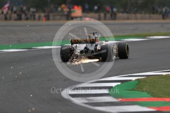 World © Octane Photographic Ltd. Formula 1 - British Grand Prix - Friday - Practice 2. Nico Hulkenberg - Renault Sport F1 Team R.S.17. Silverstone, UK. Friday 14th July 2017. Digital Ref: 1884LB1D8738