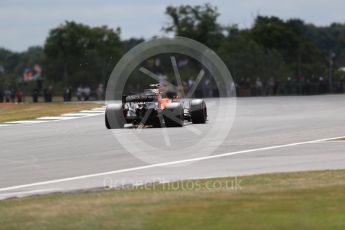 World © Octane Photographic Ltd. Formula 1 - British Grand Prix - Friday - Practice 2. Stoffel Vandoorne - McLaren Honda MCL32. Silverstone, UK. Friday 14th July 2017. Digital Ref: 1884LB1D8812