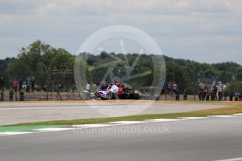 World © Octane Photographic Ltd. Formula 1 - British Grand Prix - Friday - Practice 2. Daniil Kvyat - Scuderia Toro Rosso STR12. Silverstone, UK. Friday 14th July 2017. Digital Ref: 1884LB1D8829