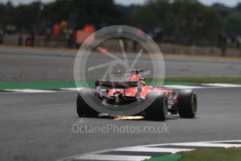 World © Octane Photographic Ltd. Formula 1 - British Grand Prix - Friday - Practice 2. Sebastian Vettel - Scuderia Ferrari SF70H. Silverstone, UK. Friday 14th July 2017. Digital Ref: 1884LB1D8962