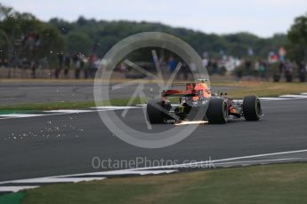 World © Octane Photographic Ltd. Formula 1 - British Grand Prix - Friday - Practice 2. Max Verstappen - Red Bull Racing RB13. Silverstone, UK. Friday 14th July 2017. Digital Ref: 1884LB1D9352
