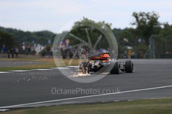 World © Octane Photographic Ltd. Formula 1 - British Grand Prix - Friday - Practice 2. Max Verstappen - Red Bull Racing RB13. Silverstone, UK. Friday 14th July 2017. Digital Ref: 1884LB1D9355