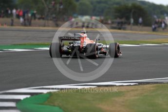 World © Octane Photographic Ltd. Formula 1 - British Grand Prix - Friday - Practice 2. Fernando Alonso - McLaren Honda MCL32. Silverstone, UK. Friday 14th July 2017. Digital Ref: 1884LB1D9406
