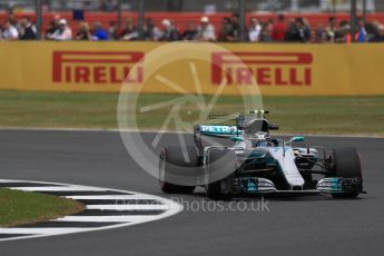 World © Octane Photographic Ltd. Formula 1 - British Grand Prix - Friday - Practice 2. Valtteri Bottas - Mercedes AMG Petronas F1 W08 EQ Energy+. Silverstone, UK. Friday 14th July 2017. Digital Ref: 1884LB1D9413