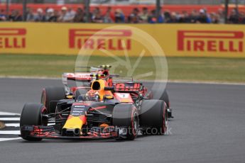World © Octane Photographic Ltd. Formula 1 - British Grand Prix - Friday - Practice 2. Max Verstappen - Red Bull Racing RB13. Silverstone, UK. Friday 14th July 2017. Digital Ref: 1884LB1D9465