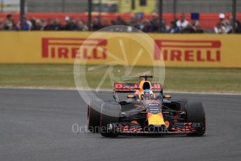 World © Octane Photographic Ltd. Formula 1 - British Grand Prix - Friday - Practice 2. Daniel Ricciardo - Red Bull Racing RB13. Silverstone, UK. Friday 14th July 2017. Digital Ref: 1884LB1D9513