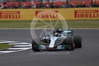 World © Octane Photographic Ltd. Formula 1 - British Grand Prix - Friday - Practice 2. Valtteri Bottas - Mercedes AMG Petronas F1 W08 EQ Energy+. Silverstone, UK. Friday 14th July 2017. Digital Ref: 1884LB1D9531