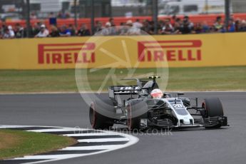 World © Octane Photographic Ltd. Formula 1 - British Grand Prix - Friday - Practice 2. Kevin Magnussen - Haas F1 Team VF-17. Silverstone, UK. Friday 14th July 2017. Digital Ref: 1884LB1D9550