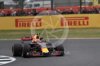 World © Octane Photographic Ltd. Formula 1 - British Grand Prix - Friday - Practice 2. Max Verstappen - Red Bull Racing RB13. Silverstone, UK. Friday 14th July 2017. Digital Ref: 1884LB1D9603