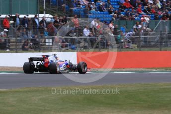 World © Octane Photographic Ltd. Formula 1 - British Grand Prix - Friday - Practice 2. Daniil Kvyat - Scuderia Toro Rosso STR12. Silverstone, UK. Friday 14th July 2017. Digital Ref: 1884LB1D9622