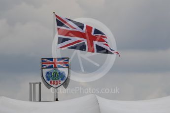 World © Octane Photographic Ltd. Formula 1 - British Grand Prix - Friday - Practice 2. Union flag. Silverstone, UK. Friday 14th July 2017. Digital Ref: 1884LB1D9663