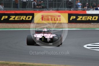 World © Octane Photographic Ltd. Formula 1 - British Grand Prix - Friday - Practice 2. Esteban Ocon - Sahara Force India VJM10. Silverstone, UK. Friday 14th July 2017. Digital Ref: 1884LB1D9791