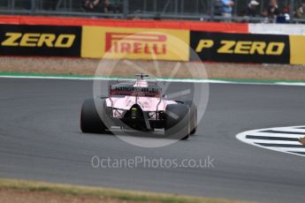 World © Octane Photographic Ltd. Formula 1 - British Grand Prix - Friday - Practice 2. Sergio Perez - Sahara Force India VJM10. Silverstone, UK. Friday 14th July 2017. Digital Ref: 1884LB1D9809