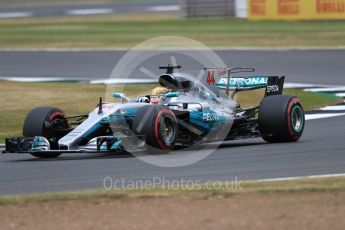 World © Octane Photographic Ltd. Formula 1 - British Grand Prix - Friday - Practice 2. Lewis Hamilton - Mercedes AMG Petronas F1 W08 EQ Energy+. Silverstone, UK. Friday 14th July 2017. Digital Ref: 1884LB1D9820