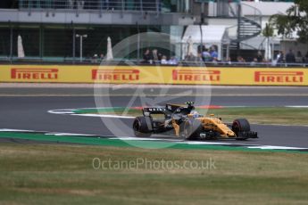 World © Octane Photographic Ltd. Formula 1 - British Grand Prix - Friday - Practice 2. Jolyon Palmer - Renault Sport F1 Team R.S.17. Silverstone, UK. Friday 14th July 2017. Digital Ref: 1884LB1D9865