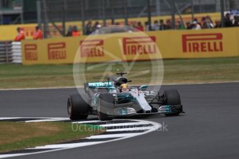 World © Octane Photographic Ltd. Formula 1 - British Grand Prix - Friday - Practice 2. Lewis Hamilton - Mercedes AMG Petronas F1 W08 EQ Energy+. Silverstone, UK. Friday 14th July 2017. Digital Ref: 1884LB1D9912