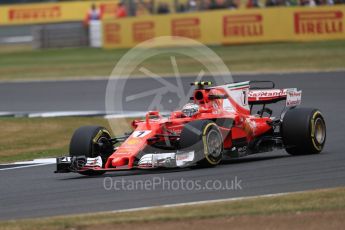 World © Octane Photographic Ltd. Formula 1 - British Grand Prix - Friday - Practice 2. Kimi Raikkonen - Scuderia Ferrari SF70H. Silverstone, UK. Friday 14th July 2017. Digital Ref: 1884LB1D9921