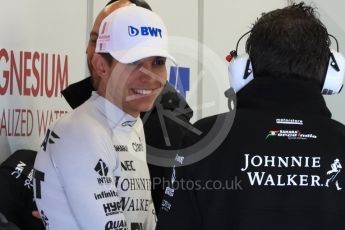 World © Octane Photographic Ltd. Formula 1 - British Grand Prix - Saturday - Practice 3. Esteban Ocon - Sahara Force India VJM10. Silverstone, UK. Saturday 15th July 2017. Digital Ref: 1885LB1D0379