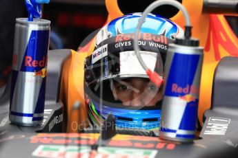 World © Octane Photographic Ltd. Formula 1 - British Grand Prix - Saturday - Practice 3. Daniel Ricciardo - Red Bull Racing RB13. Silverstone, UK. Saturday 15th July 2017. Digital Ref: 1885LB1D0446