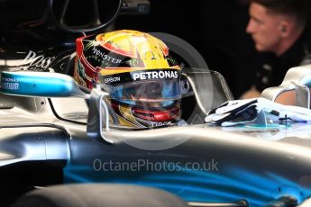 World © Octane Photographic Ltd. Formula 1 - British Grand Prix - Saturday - Practice 3. Lewis Hamilton - Mercedes AMG Petronas F1 W08 EQ Energy+. Silverstone, UK. Saturday 15th July 2017. Digital Ref: 1885LB1D0456