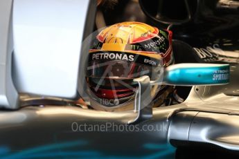 World © Octane Photographic Ltd. Formula 1 - British Grand Prix - Saturday - Practice 3. Lewis Hamilton - Mercedes AMG Petronas F1 W08 EQ Energy+. Silverstone, UK. Saturday 15th July 2017. Digital Ref: 1885LB1D0494