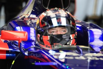 World © Octane Photographic Ltd. Formula 1 - British Grand Prix - Saturday - Practice 3. Daniil Kvyat - Scuderia Toro Rosso STR12. Silverstone, UK. Saturday 15th July 2017. Digital Ref: 1885LB1D0526