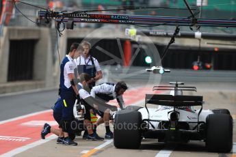 World © Octane Photographic Ltd. Formula 1 - British Grand Prix - Saturday - Practice 3. Lance Stroll - Williams Martini Racing FW40. Silverstone, UK. Saturday 15th July 2017. Digital Ref: 1885LB1D0582